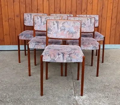 6x Rosewood Chair Vintage Chairs Niels O.Möller Danish J.L.Møllers 60er • $1038.57