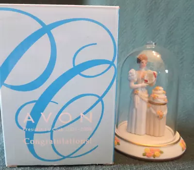 Avon 2007 Presidents Club Tribute Mrs. Albee Mini Figurine 40th Anniversary Box • $7.50