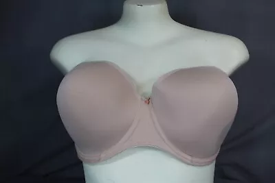 NWOT Elomi Underwire Lined Beige Strapless Bra EL4300 US Size 40H W/straps • $25.99