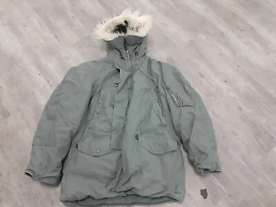 US Military Parka Type N-3B Extreme Cold Weather Jacket Large • $119.99