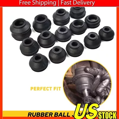 14x Ball Joints Boots Cover Dust Tie Rods Linkages Ends Replacement Rubber Kit B • $13.99