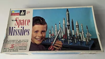 Vintage U.S. Space Missiles Model Kit Monogram PS-221-300 Complete But Started • $39.95