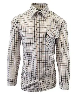 Country Classics Mens Long Sleeve Quality Check Shirt Cotton Work  26 Colours • £19.99