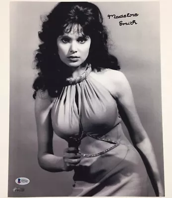 MADELINE SMITH James Bond Girl MISS CARUSO Signed 11x14 Photo ~ BAS COA + Proof • $69.99