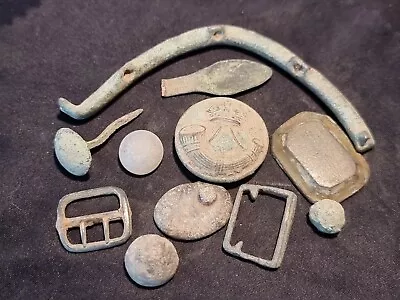 Ancient To Old Lot Of Metal Detecting Finds All Found In Britain. LA177m • $44.21