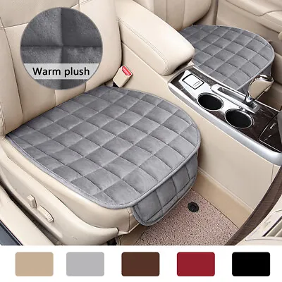 Universal Front Seat Cover Car Auto Chair Protector Pad Mat Cushion Plush Warm • $11.99