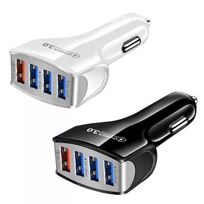 Genuine Multi 4 USB Ports Car Lighter Socket Fast Charging Charger & 2+1 Type C • $9.99