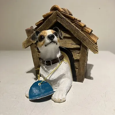 Jack Russell Dog Figurine The Dog House Leonardo Collection 2009 • £8.50