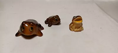 Wade Happy Families Frogs. Set Of 3. Excellent Condition.  • £5