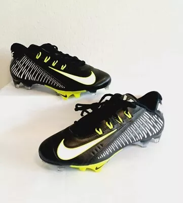 Nike Vapor Edge 360 Carbon VC Volt Black Football Cleats Mens Size 9 • $90