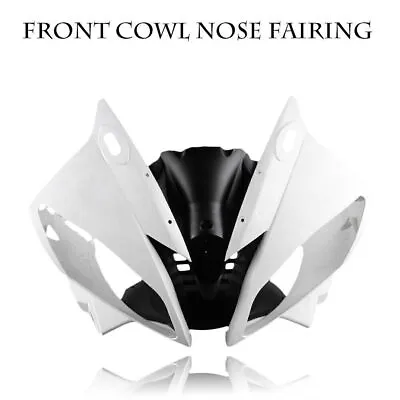 Upper Front Fairing Cowl Unpainted Nose Cover For Yamaha YZF R6 YZFR6 2006-2007 • $121.38