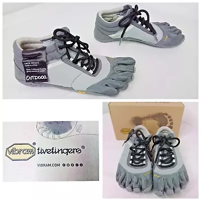 Vibram Fivefingers Shoes US 8-8.5 EU 39 Trek Ascent Insulated Gray #W2420 • $70