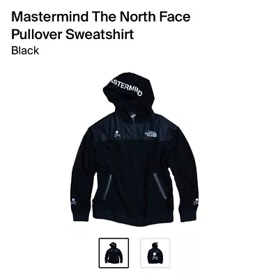 2018 Mastermind X The North Face Japan World Pullover Hoodie RARE SIZE LARGE DS • $1088.88