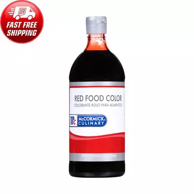 McCormick Culinary Red Food Color 32 Fl Oz Food Coloring • $11.28