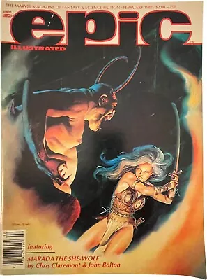 February 1984 Epic Illustrated – Marvel Magazine Of Fantasy & Science Fiction VF • $8.99