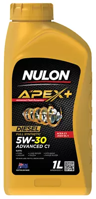 Nulon Apex+ 1 Litre Full Synthetic 5w-30 Advanced C1 Engine Oil • $42