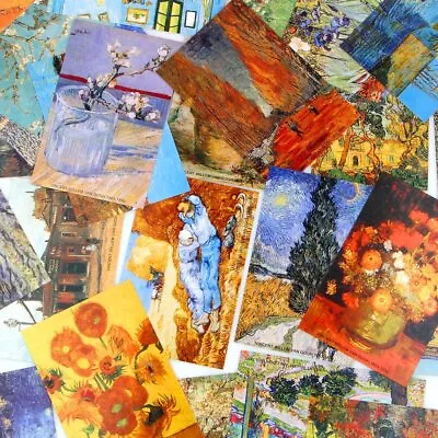 30 Van Gogh Oil Painting Postcards • $10.99