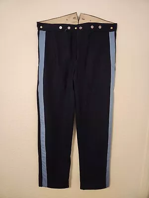 Lightly Used Navy Blue Union Infantry Sgt. Pants For Civil War Reenacting. Size • $60