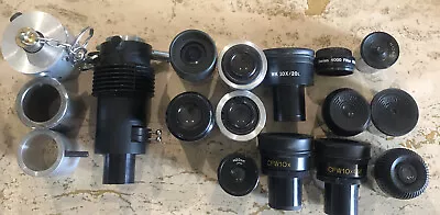 Nikon CFW10X & CFW 10 X CM & Olympus Microscope Eyepieces & Other Parts • $79.99
