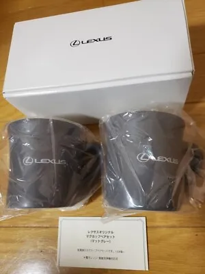 LEXUS Original Mug Cup Pair Set Matt Gray New #04 • $68.45