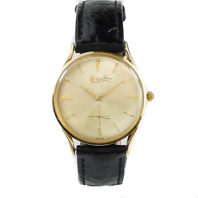 Vintage Lucien Piccard 14k Yellow Gold Mechanical (manual) Watch • $1200