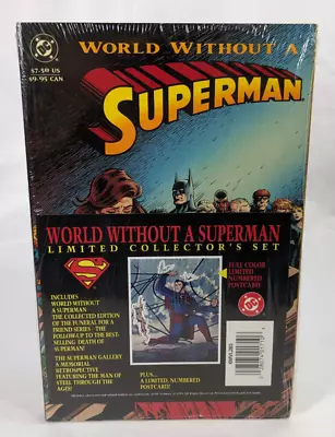 World Without A Superman Limited Collectors Set (DC 1993) - Vintage - Sealed • $10.99