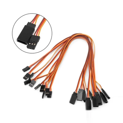 £4.68 • Buy Receiver Cables Toys Parts Lead Wire Male To Female RC Servo Extension Cable