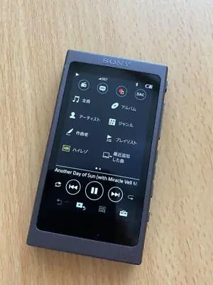 SONY Walkman NW-A45 B Hi-res 16GB Digital Media Player Micro SD Greyish Black • $103.98