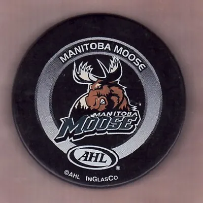 GAME PUCK - AHL MANITOBA MOOSE 2005-2006 OFFICIAL Rage Moose #MD112021 - LAST1 • $29.99