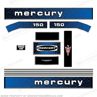 Fits Mercury 1979 150HP Outboard Engine Decals • $109.95