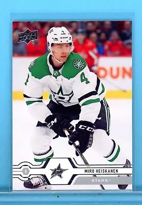 🚨 MIRO HEISKANEN 2019-20 UD Upper Deck Series 2 #398 Dallas Stars 📈 • $4.99