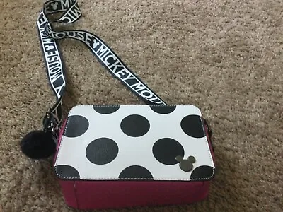 NWOT Disney Store Polka Dot Mickey Mouse Crossbody Purse/Bag • $14.99