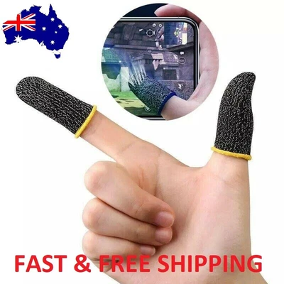 $6.99 • Buy Mobile Finger Sleeve Gaming Game Controller Sweatproof Gloves Touchscreen Thumb