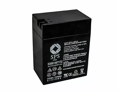 6V 14Ah SLA Replacement Battery For Power Sonic PS-6120FP      Qty1 • $34.98