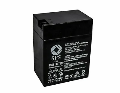6V 14Ah SLA Replacement For Parmak 902 Solar Powered Fence Battery     Qty1 • $34.98