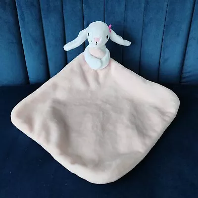 F&F Tesco Bunny Rabbit Baby Comforter Blanket Soft Toy Pink • £18.99