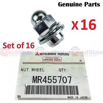 Genuine MITSUBISHI Colt Mirage Lancer Shank Washer Alloy Wheel Nut Set 16 • $73.96