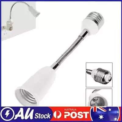 E27 To E27 Flexible Extension Adapter Socket LED Light Bulb Lamp Converter • $8.89