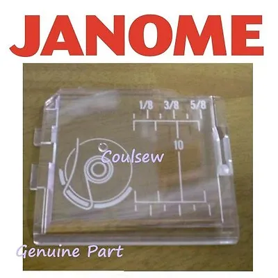 JANOME / ELNA SLIDE PLATE PLASTIC BOBBIN COVER DC3050 4900 525s 301 4100 HD2200 • £5.99