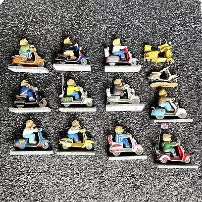 £229 • Buy SCOOTER BEARS Collection The Hamilton Collection Bundle Job Lot Ceramic Figures