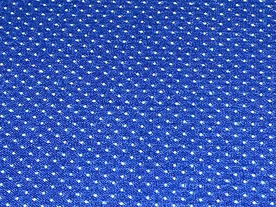 1/2 Yd Blue With Tiny White Polka Dots Cotton Quilt Fabric BTHY Vintage • $3.64