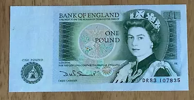 1980's UK One Pound Note - Uncirculated! • £2.50