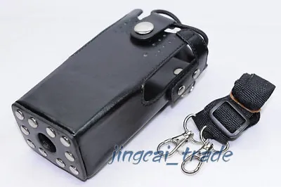 Hard Leather Case For Motorola 2-Way Radio GP328 GP340 GP380 HT750 HT1250 • $23.70