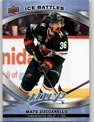 2023-24 Upper Deck MVP Mats Zuccarello Ice Battles #107 Minnesota Wild • $1.25