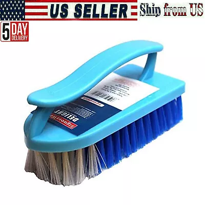 $8.99 • Buy Cloth & Tile Brush Comfortable Grip Scrubber Tub Shower Wall Floor Cleaner 