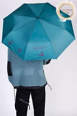 OFF-WHITE HOME Foldable Umbrella Logo  Swimming Man  Two Tone • $4.04
