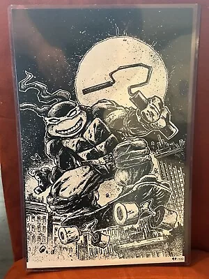 Kevin Eastman Michelangelo B&W￼ Art Print Poster Tmnt 11 ×17  LIMITED #98 Of 100 • $49