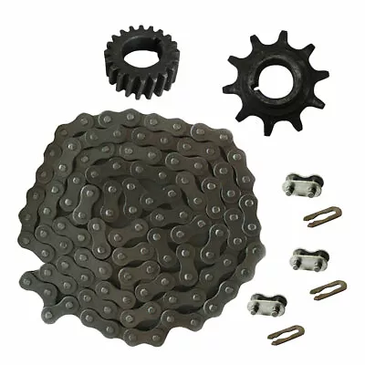 415 Chain&3x415 Chain Master&Drive Sprocket Fits 49/66/80cc Motorized Bicycle • $19.99