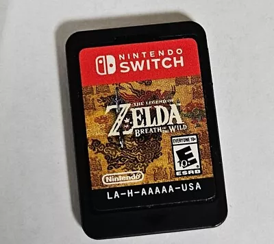 TESTED Legend Of Zelda: Breath Of The Wild Nintendo Switch 2017 Cartridge Only • $37.95