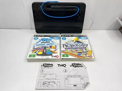 PS3 U Draw Tablet - Pictionary & U Draw Studio Sony Playstation 3 Games (No USB) • $30